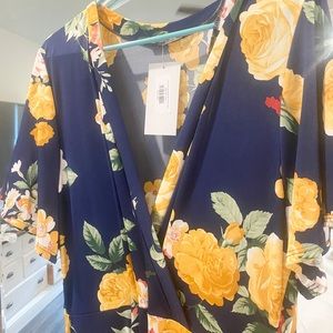 Glitzy Girlz Floral Maxi Dress